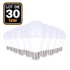 Lot de 30 Ampoules LED E27 12W Blanc Chaud 6000K - Projecteur LED Shop