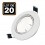 WHITE collar adjustable 75mm