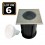 Outdoor slide floor LED 3W IP65 80 Ø100 - color lighting spot: warm white 3000 K 