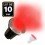 10 Spots Encastrables de Sol Rond Inox 304 Exterieur IP65 + Ampoules GU10 7W ROUGE