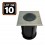 Lot de 10 Spots Encastrable de Sol Carré INOX 304 Pour GU10
