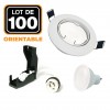 Satz von 10 LED GU10 weiße neutrale 5W Glühbirnen