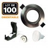 Satz von 10 LED GU10 weiße neutrale 5W Glühbirnen